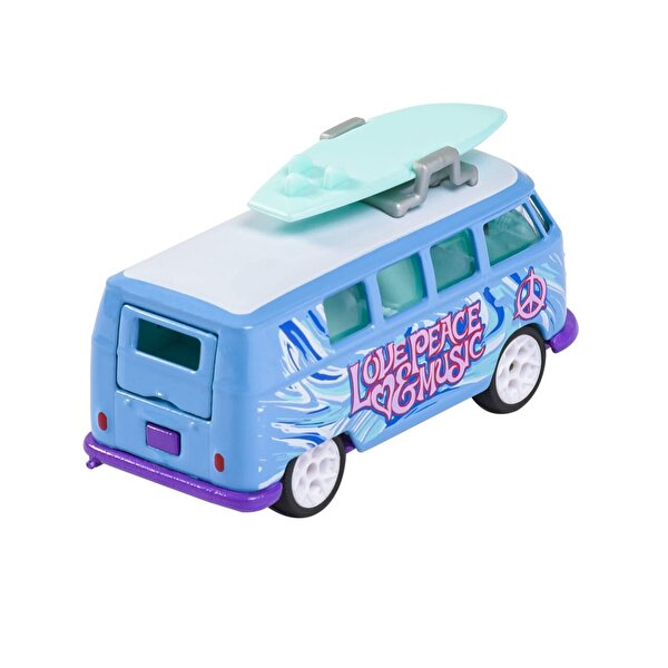 Majorette Volkswagen Deluxe Araba 1:64 Volkswagen T1 Mavi