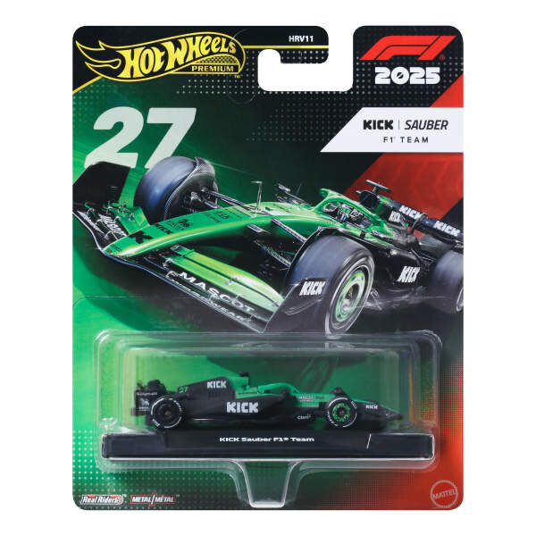 Hot Wheels Premium Formula 1 Yarış Arabası Kick Sauber 2026 JKD84