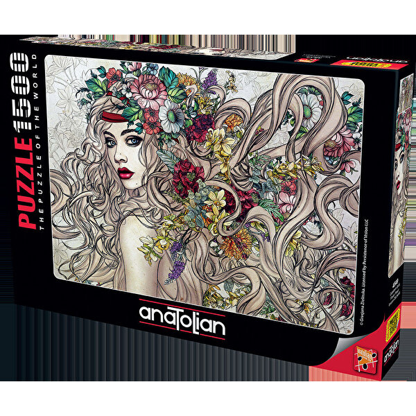 Anatolian Puzzle 1500 Parça Çiçeklerin Gücü