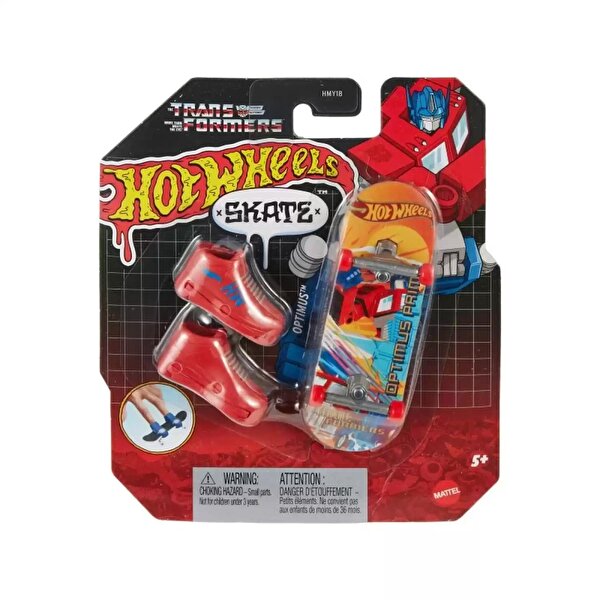 Hot Wheels Skate Parmak Kaykay ve Ayakkabı Paketleri Optimus HVK40