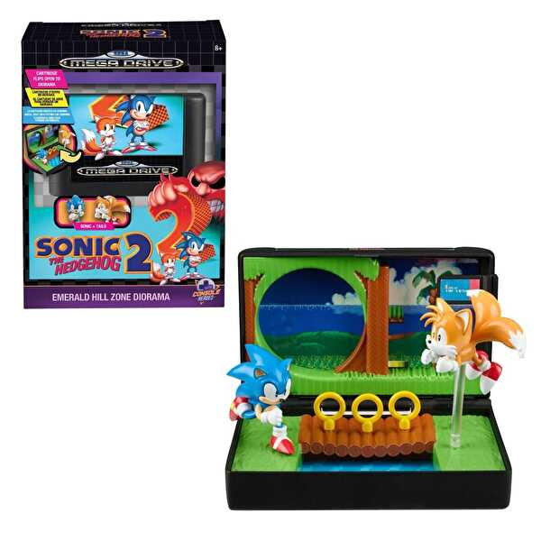 Console Heroes Sonic the Hedgehog 2 Emerald Hill Zone Koleksiyon Dioraması
