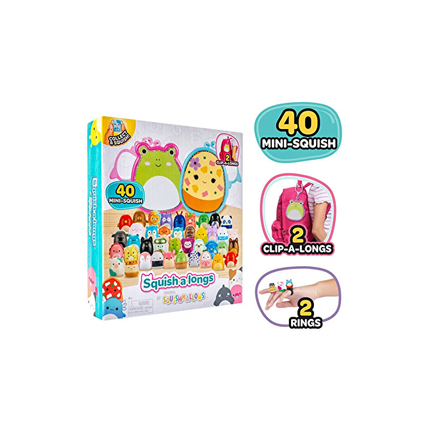 Squishmallows Squish-a-Longs 40’lı Mini Figür Seti