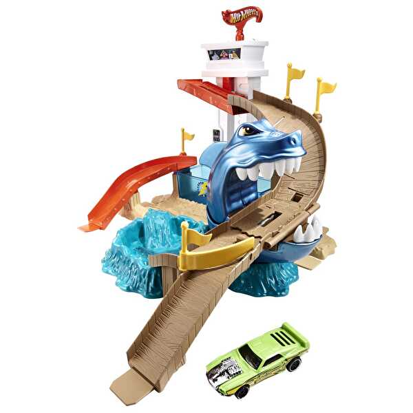Hot Wheels Renk Değiştiren Araçlar Sharky Yarış Seti
