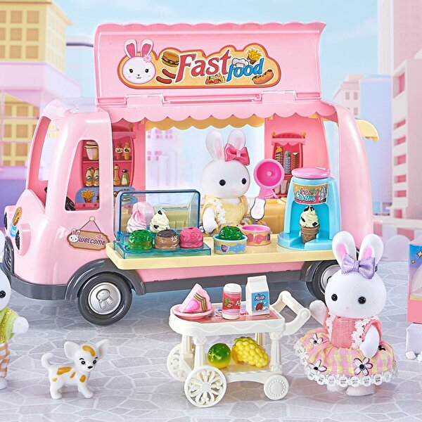 Bay Dreamy Mini Tavşan Tatlı Karavan Oyun Seti
