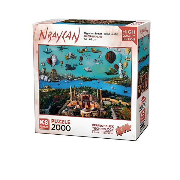 Ks Games Migration Routes Hagia Sophia 2000 Parça Puzzle