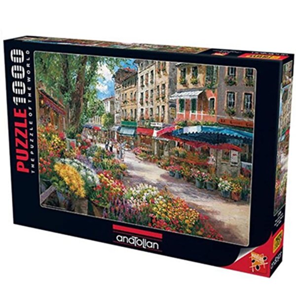 Anatolian Puzzle 1000 Parça Paris Çiçek Pazarı