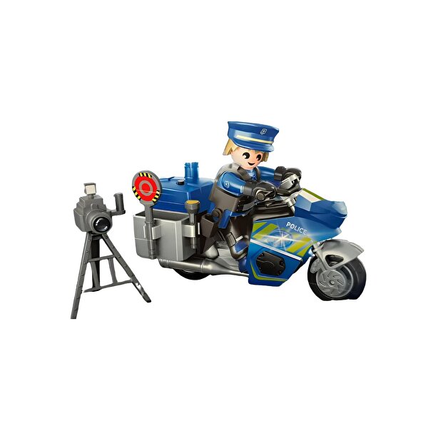 Power Planet 66303 Polis Motosikleti Yapım Seti A