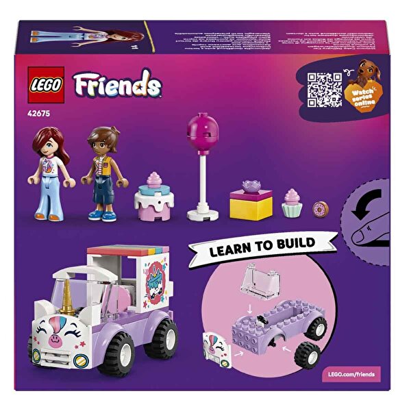 LEGO Friends Tek Boynuzlu At Pasta Dağıtım Arabası 42675