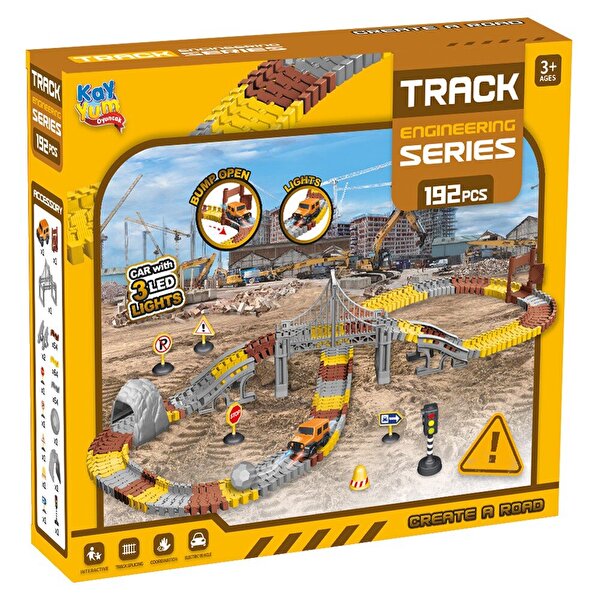 İnşaat Tracks Yol Set 192 Parça