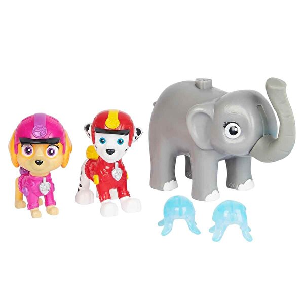 Paw Patrol Pups Jungle Kahramanlar Marshall Skye & Elephant