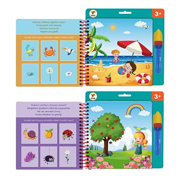 Aqua Magic Sihirli Boyama Kitabı Mevsimler