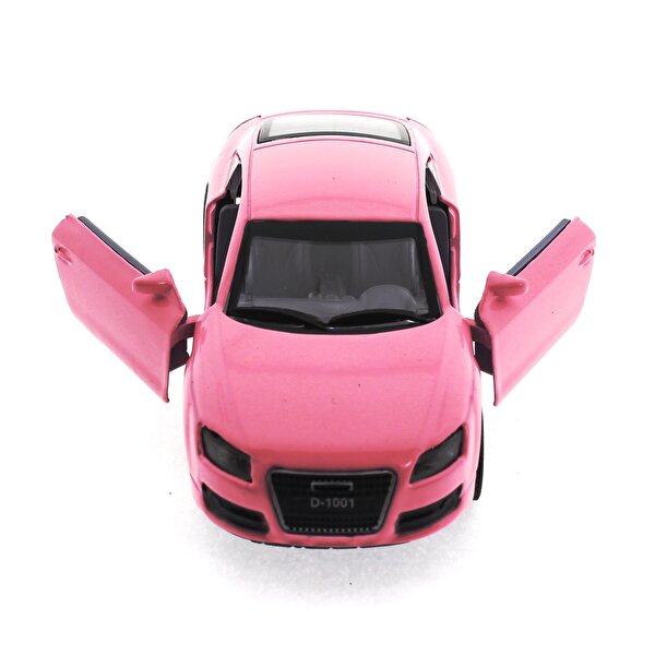Diecast Sesli Işıklı Arabalar - Pembe