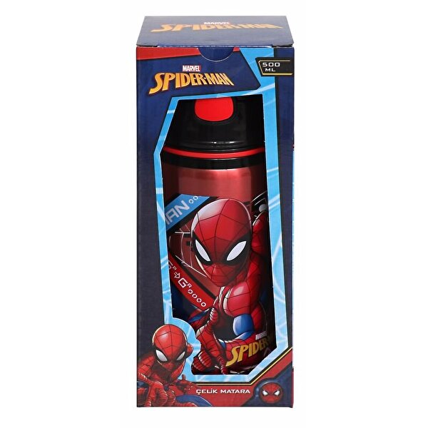Spiderman WEB Slinging Time Salto Çelik Matara 500ml