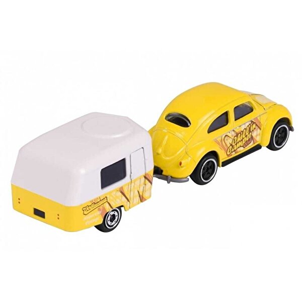 Majorette 1:64 The Originals Volkswagen T1 Beetle Karavan Sarı