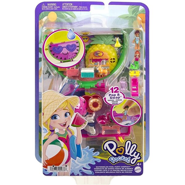 Polly Pocket ve Maceraları Oyun Setleri Watermelon Pool Party HCG19