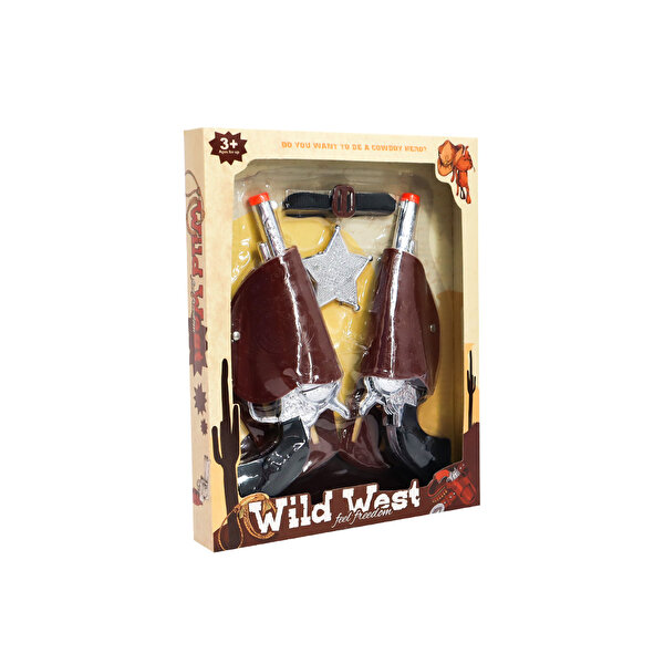 İkili Kovboy Tabanca Seti