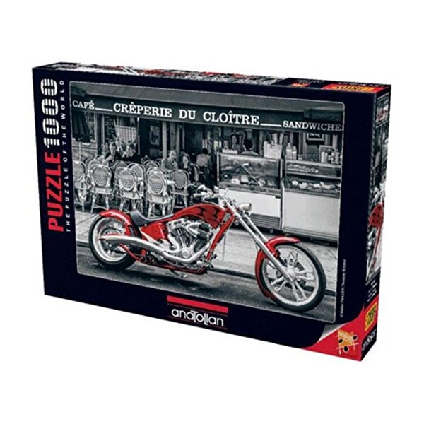 Anatolian Puzzle 1000 Parça Kırmızı Chopper
