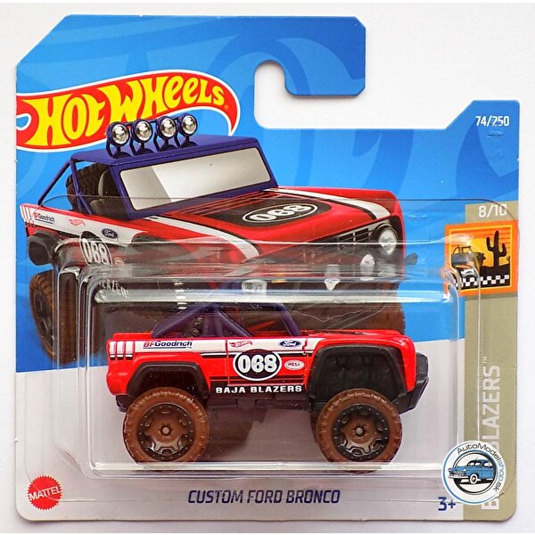Hot Wheels Tekli Arabalar Custom Ford Bronco HCV15
