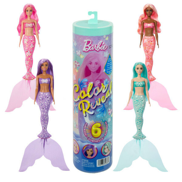 Barbie Color Reveal Renk Değiştiren Bebek Serisi Sürpriz Paket JMW61