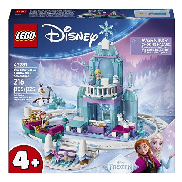 LEGO Disney Karlar Ülkesi Elsa'nın Buz Şatosu ve Kar Kızağı Macerası 43281
