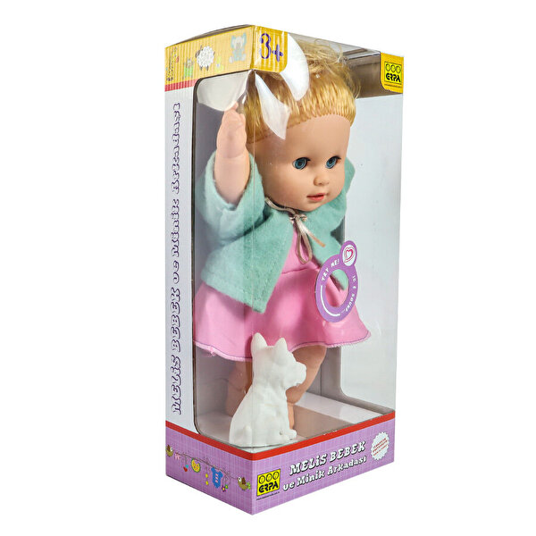 Melis Bebek Türkçe Konuşan Hayvancıklı Yeşil Hırkalı