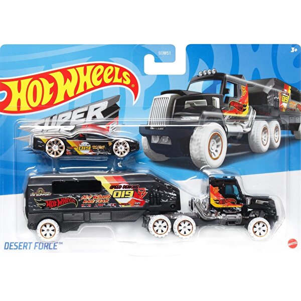 Hot Wheels Taşıyıcı Tırlar Desert Force HXN89