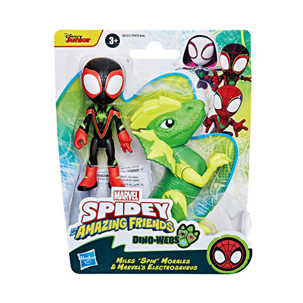 Spidey And His Amazing Friends Miles Spin Morales & Electrosaurus G0121