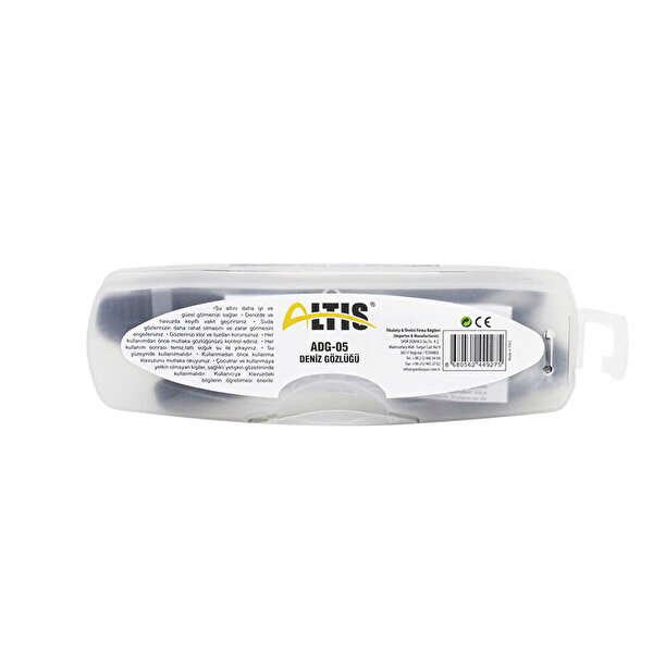 Altis ADG-05 Yüzücü Çocuk Deniz Gözlüğü Siyah