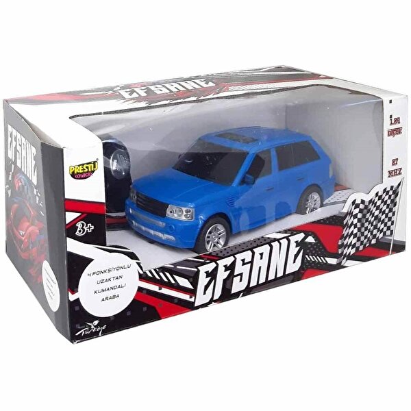 1:24 Ölçekli Full Fonksiyon Mavi Araba