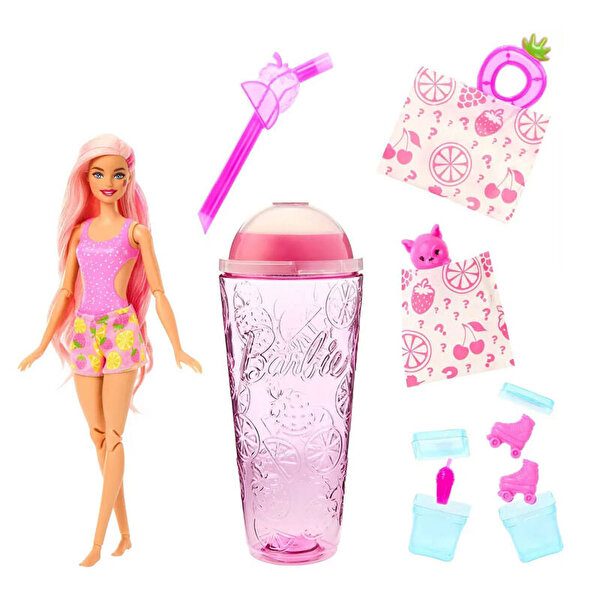 Barbie Pop Reveal Meyve Serisi Strawberry Lemonade HNW41