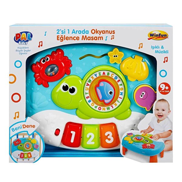 Pal Baby 2 in 1 Okyanus Eğlence Masam