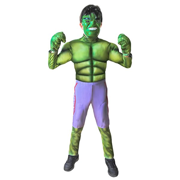 Hulk Kostüm 10-12 Yaş