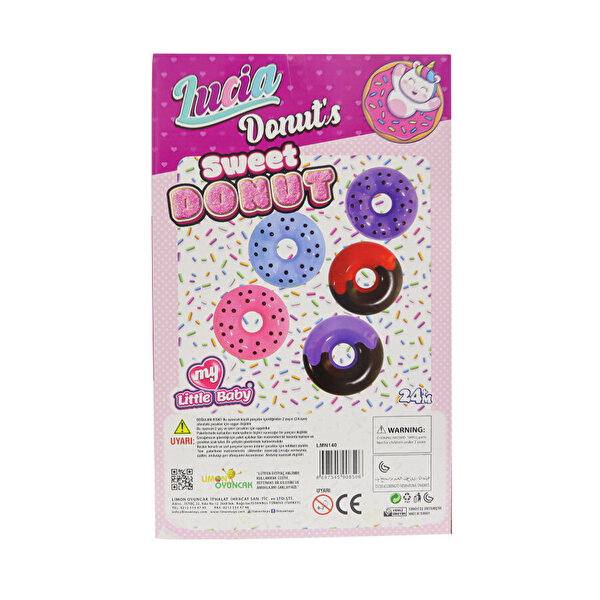 Bebekli Vakumlu Donut Seti Sarı Elbiseli