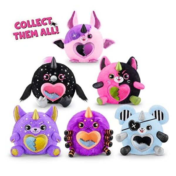 Rainbocorns Monstercorn Sürpriz Peluş Mor Boynuz