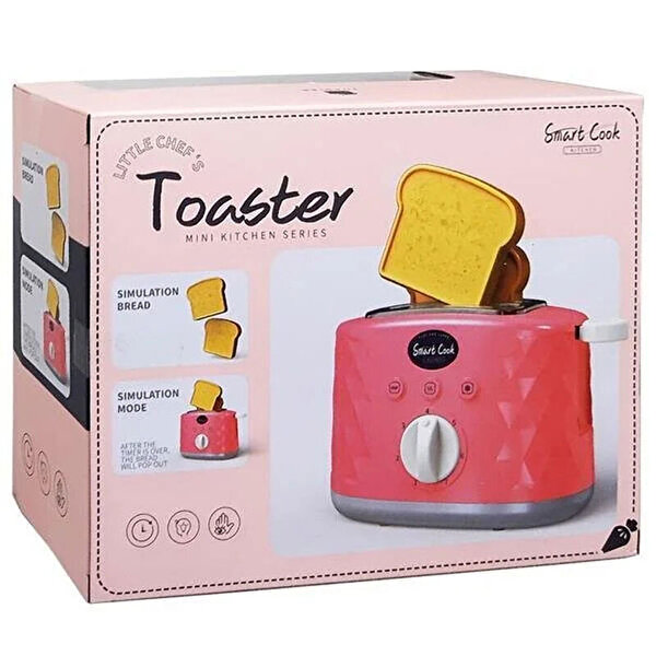 Renkli Eğlenceli Pembe Tost Makinesi