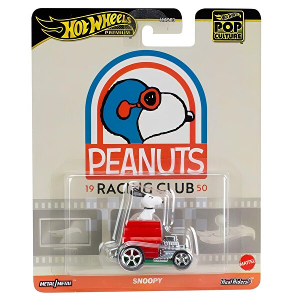 Hot Wheels Pop Culture Premium Arabalar Snoopy Peanuts Racing Club HVJ42