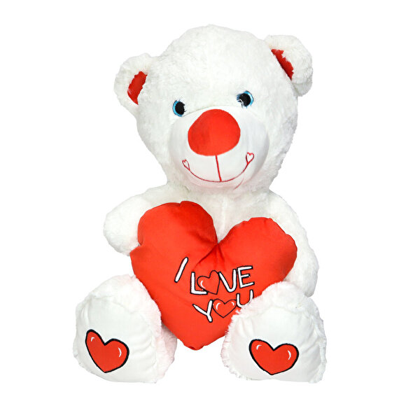 Kalpli I Love You Ayıcık Kırmızı