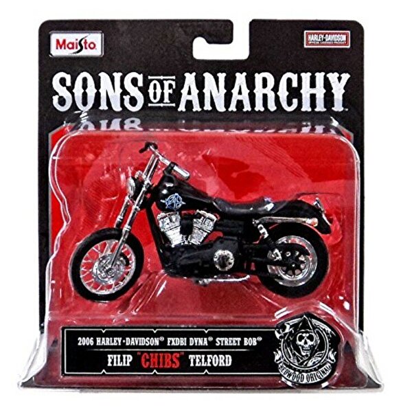 Maisto 1:18 Harley Davidson Sons Of Anarchy 2006 Filip Chibs Telford