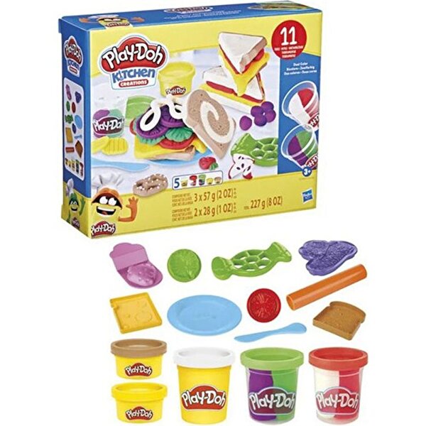 Play-Doh Eğlenceli Mutfağım Oyun Seti Sandviç F5746