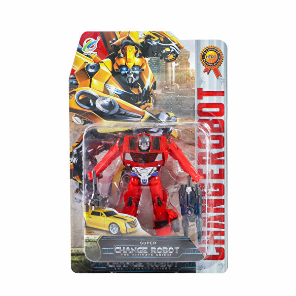 Mega Dönüşen Change Robot Kırmızı