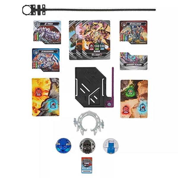 Bakugan Başlangıç Paketi S1 Nillious Dragonoid Trox