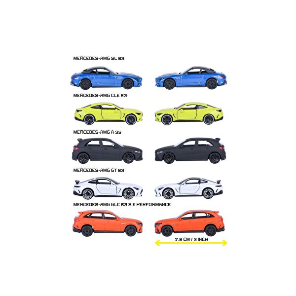 Majorette Mercedes AMG 5'li Hediye Seti