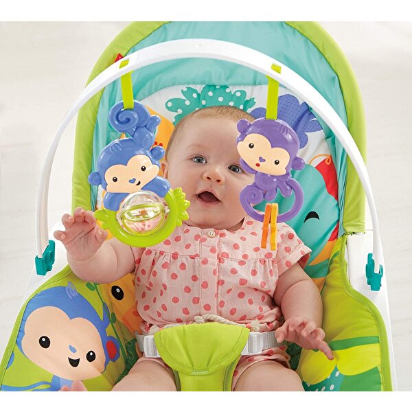 Fisher Price Yağmur Ormanı Portatif Anakucağı ve Sallanan Sandalye CMR10