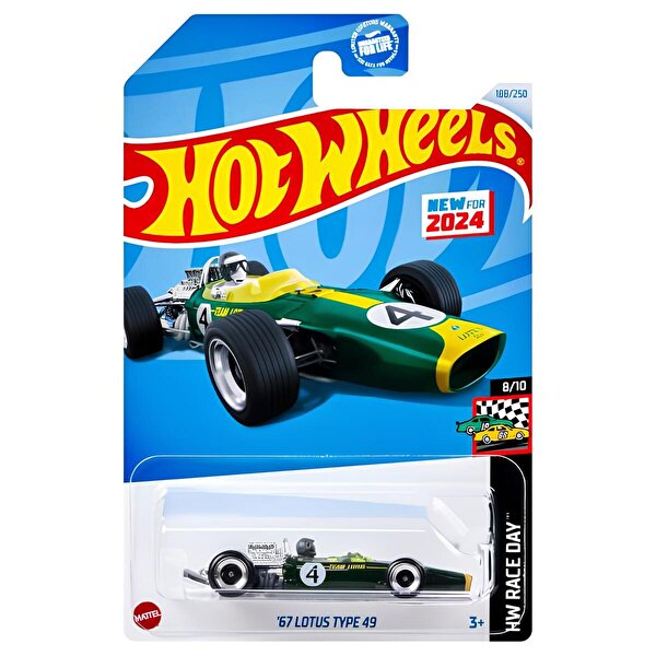 Hot Wheels Tekli Arabalar 67 Lotus Type 49 HTD99