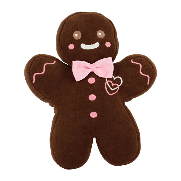 Pembe Papyonlu Kurabiye Adam 35 Cm