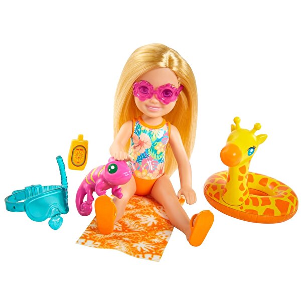 Barbie ve Chelsea Kayıp Doğum Günü Chelsea ve Hayvanları Oyun Setleri GRT81