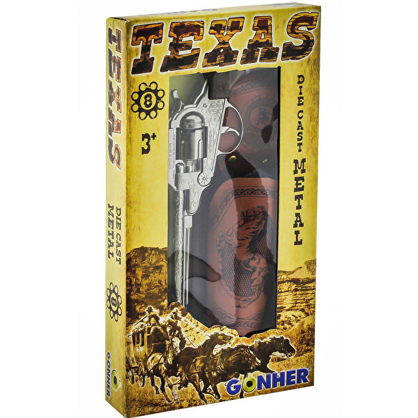 Teksas Revolver 8' li Tabanca Seti