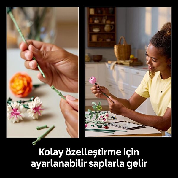 LEGO Botanicals Pembe Çiçek Buketi 10342