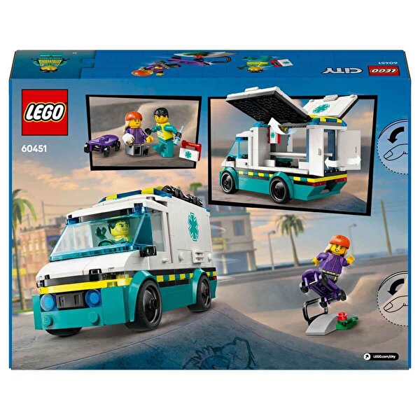 LEGO City Acil Yardım Ambulansı 60451