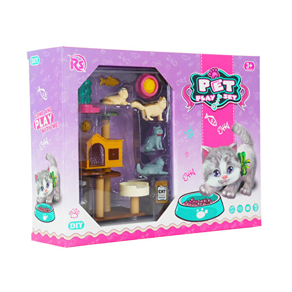 Evcil Hayvan Yavru Kedi Oyun Seti